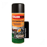 Spray Alta Temperatura 600  Preto Fosco   Colorgin