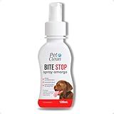 Spray Amargo Amargante Anti Mordida Lambedura Destruição Adestrador Bite Stop Pet Clean 120 Ml