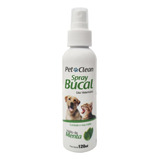 Spray Dental Bucal Cães Gatos Mau Hálito Tártaro Sabor Menta
