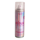 Spray Glitter Brilho Rosa