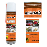 Spray Grafite Aerossol A Seco Uso Geral Radnaq 300ml