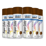 Spray Tek Bond Marrom Uso Geral Supercolor 350ml Emb C 06