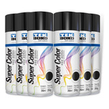 Spray Tek Bond Preto Brilhante Uso Geral 350ml Emb C 06