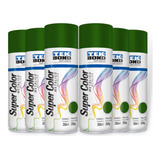 Spray Tek Bond Verde Metálico Super Color 350ml Emb C 06