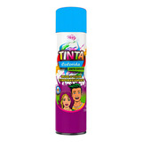 Spray Tinta Temporária Colorida Para Cabelos Lavável 150ml Tom Azul