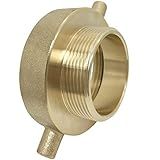SpringSpray Adaptador De Hidrante De Incêndio De Latão Macho NPT De 2 1 2 NH Fêmea X 5 Cm Com Pino Terminal Adaptador De Mangueira De Equipamento De Incêndio De Latão