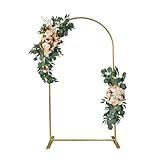 SPRITE DISPLAY Suporte Para Cenário De Arco De Casamento Balão De Casamento Dourado De 7 2 Pés Cenário Arqueado Moldura De Arco Quadrado Para Festa De Aniversário Decoração De Cerimônia De Chá De