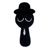 Sprunki Boneco Pelúcia Personagem Black Incredibox
