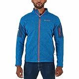Spyder Jaqueta Masculina Empire Fleece Com Zíper E Bolsos 427 Col Laranja Azul G