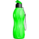 Squeeze Garrafa De Água Plástico Neon 600ml Academia Escola Cor Verde