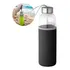 Squeeze Garrafa Garrafinha De Vidro Com Luva Em Neoprene