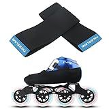 SquEqu Par De Capas De Botas De Patins Em Linha Protetor De Dedo Do Pé Para Patins No Gelo Protetor De Manga Elástica De Perfil Baixo Para Patins Quadriciclos Patins De Hóquei No Gelo Patins