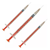 Sr Seringa 1ml Luer Slip 1 Kit Descartável Insulina 500 Unid