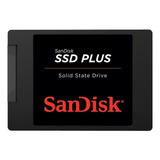 Ssd 2tb Sata 3.0 (6 Gb/s) Sandisk Plus Sdssda-2t00-g26 2,5 Polegadas Velocidade De Leitura Até 545 Mb/s E Gravação Até 450 Mb/s Disco Sólido Interno Preto