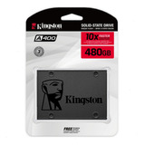 Ssd 480gb Kingston Disco Sólido Interno 10x Velocidade Solid State Drive 10x Faster Kingston A400 Sa400s37 480g