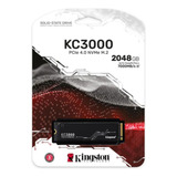 Ssd Kingston M.2 Pcie 4.0 Kc3000 2tb 7000mb/s Lacrado C/nf