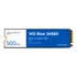 Ssd M.2 2280 Pcie 4.0 Wd Blue Sn580 500gb Nvme Western Digital Wds500g3b0e Velocidade De Leitura Até 4000mb/s E Gravação Até 3600mb/s Unidade Interna Azul