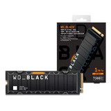 Ssd M 2 Nvme 1tb Sn850x Western Digital Wd Black Pcie Gen4 Com Dissipador Wds100t2xhe 00bca0 Velocidade De Leitura Até 7300mb s Pc Ps5 Notebook