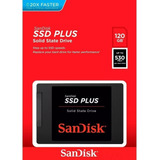 Ssd Plus Sandisk 120g