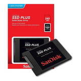 Ssd Sandisk Plus 240gb Sata 3 530mb s Pc Notebook Console
