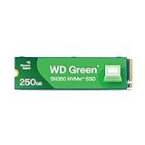 SSD WD Green SN350 250GB NVMe M-2 2280 -Leitura Até 2400MB-s E Gravação Até 1500MB-s-