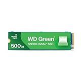 SSD WD Green SN350 500GB NVMe M-2 2280 -Leitura Até 2400MB-s E Gravação Até 1500MB-s-