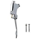 SSHHUI Válvula De Pedal De Pé Para Torneira- Válvula De água De Pedal Singe Montada No Chão- Válvula De Pedal Sem Toque Para Torneira De água Da Bacia