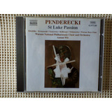 St Luke Passion Penderecki Cd Naxos Import