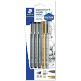 Staedtler 308 Sbk3p305 3x Pigment 2x Marcodor Metalico