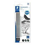 Staedtler Mars Lumograph Charcoal 100c 3 Graus Toco De Papel
