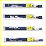 STAEDTLER Mars Micro Carbon 250 0 3 Mm H Refil De Grafite 4 Tubos Pacotes 48 Grafites H