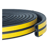 Stamaco 10036 Veda Fresta Forma D Cor Preto 6m