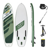 Stand Up Com Leash Bomba De Inflar E Remo Kahawai Bestway Cor Verde