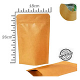 Stand Up Pouch Papel Kraft Forro