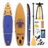 Stand Up Prancha Inflável Estilo Amadeirado Luxo Premium 11 Pés Prancha Seavix Alta Perfomance Ideal Para Praias Lagoas Rios Mar Aguas Calmas Diversão Com Segurança Material Reforçado E Resistente