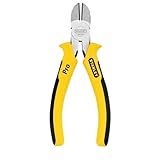 Stanley Alicate De Corte Diagonal Pro 152mm Indicado Para Cortar Cabos E Arames Modelo 84054
