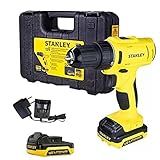 Stanley Furadeira E Parafusadeira Furadeira De Impacto Kit Parafusadeira Com Maleta E 2 Baterias Bivolt Modelo SCD121S2K 12V