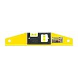 STANLEY Nível De Mão Magnético- Ideal Para Caixa De Ferramentas- Corpo Em Alumínio- Base Magnética- Modelo 42-886S