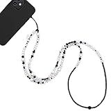 Staqlo Cordão De Cordão Para Telefone Com Contas Fixas Estilo Feminino Cordão De Pérola Phly N Fhaxin M