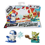 Star Wars - Battle Bobblers - R2-d2 Vs Yoda - Mattel - E8026