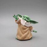 Star Wars Bebê Yoda Mandalorian Collect 8cm Grog Boneco 