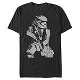 STAR WARS Camiseta Masculina Smudge Trooper Preto M