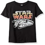 STAR WARS Falcon Camiseta Masculina Premium Lisa Preto XG