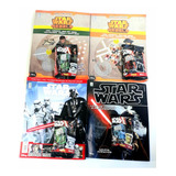 Star Wars Kit N 1 Com 4 Revistas Diferentes Com Abatons
