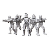 Star Wars Legion Clone Troopers Fase 2 Kit 6 Miniaturas 3d