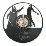 Star Wars Relógio De Disco De Vinil Decoração Retrô