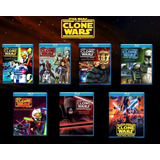 Star Wars The Clone Wars Coleção Blu Ray Dublado E Leg