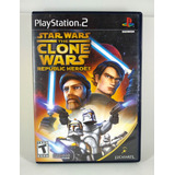 Star Wars The Clone Wars Republic Heroes Ps2 Mídia Física