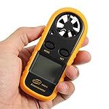 Staright Anemômetro Digital Medidor Portátil De Velocidade Do Vento Medidor De Velocidade Do Vento Mede Com Precisão A Velocidade Da Temperatura Do Vento Medidor De Tempo Digital LCD