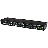 StarTech Com USB Para Serial Hub 16 Portas Retenção De Porta COM Montagem Em Rack E Margarida Correntável FTDI USB Para RS232 Hub ICUSB23216FD